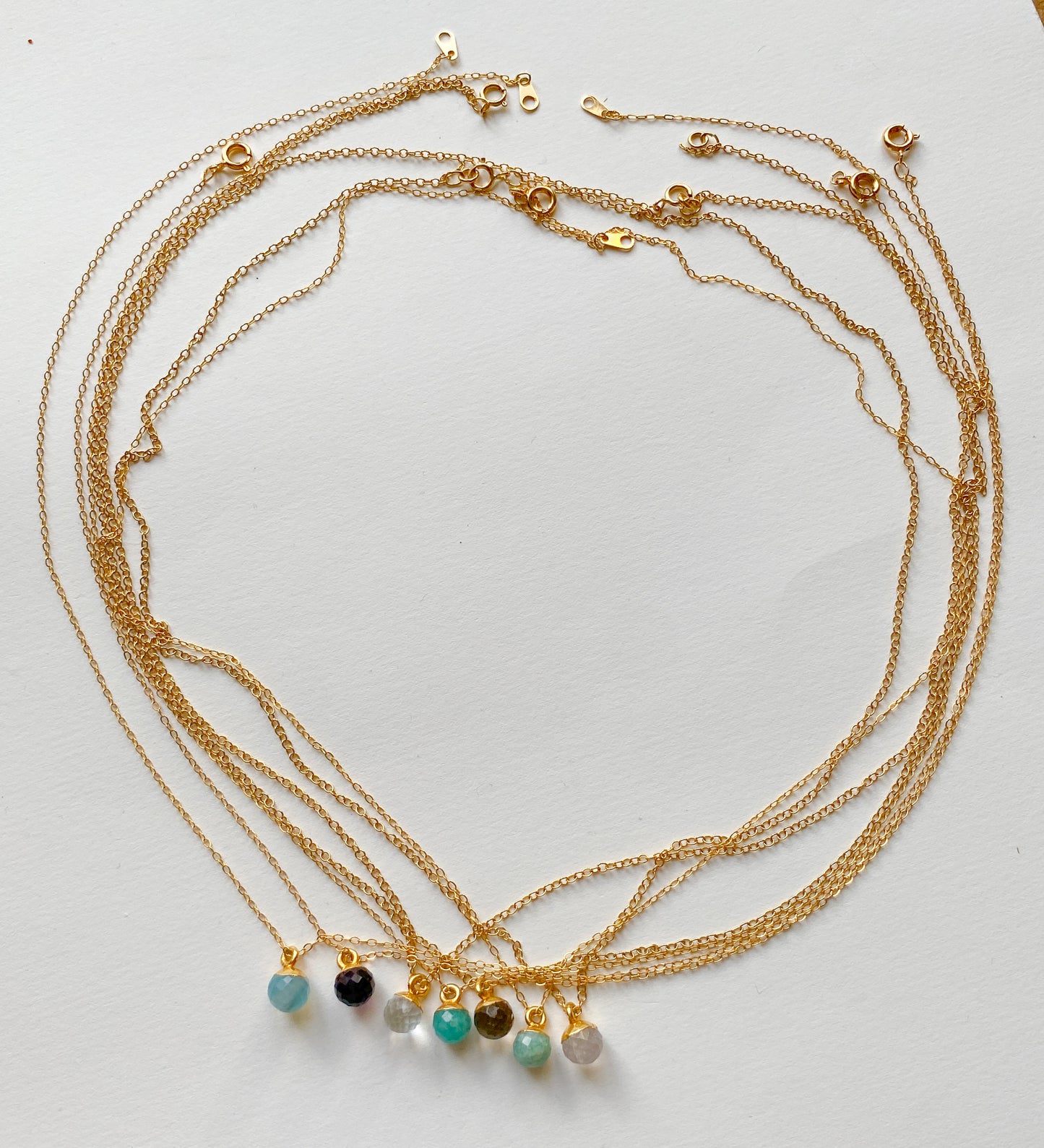 GRACE GOLD - Edelsteinkette