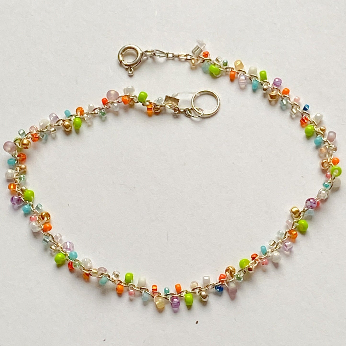 BIBOU - buntes Silber Armband im Lilley-Design