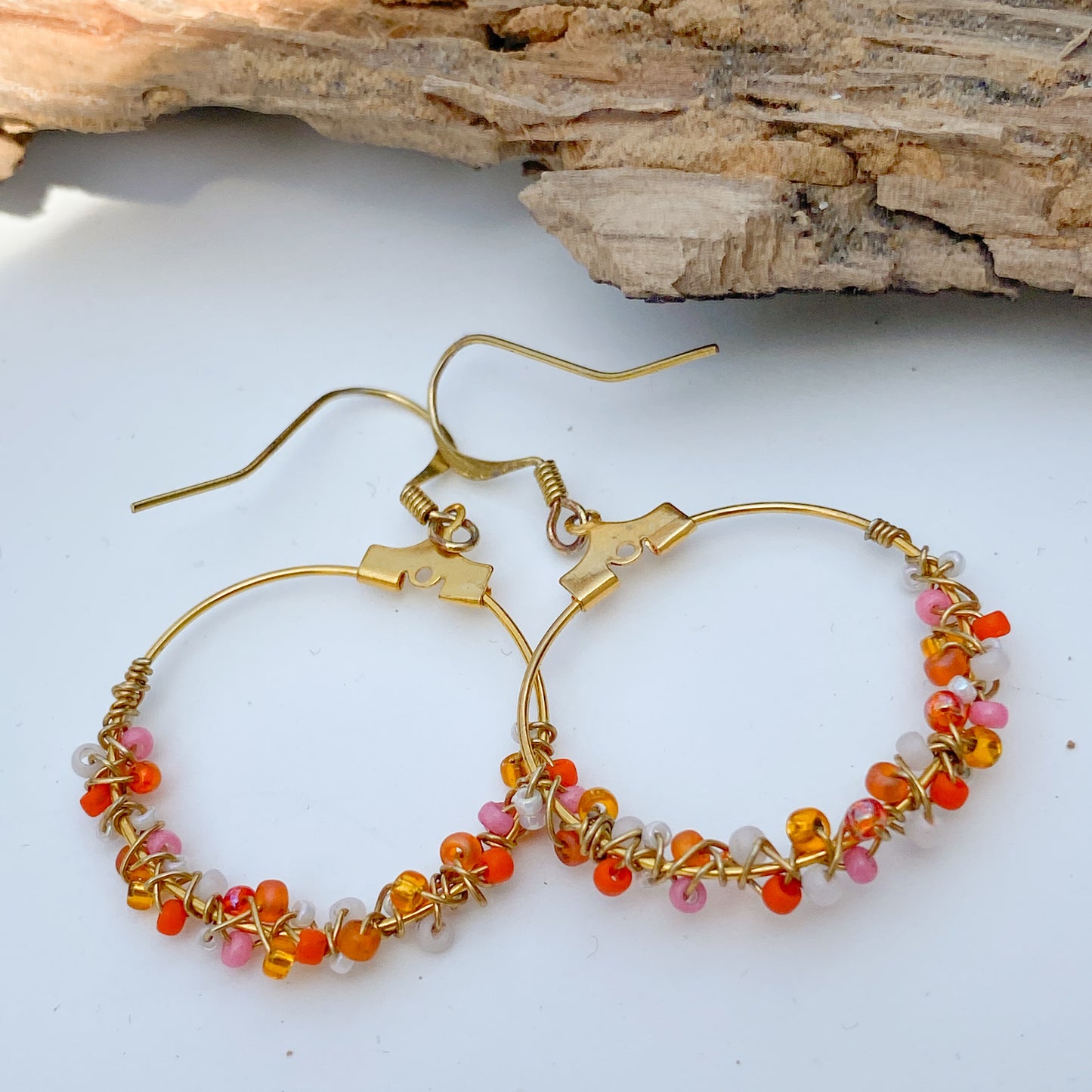 FIRE - GOLD CREOLEN