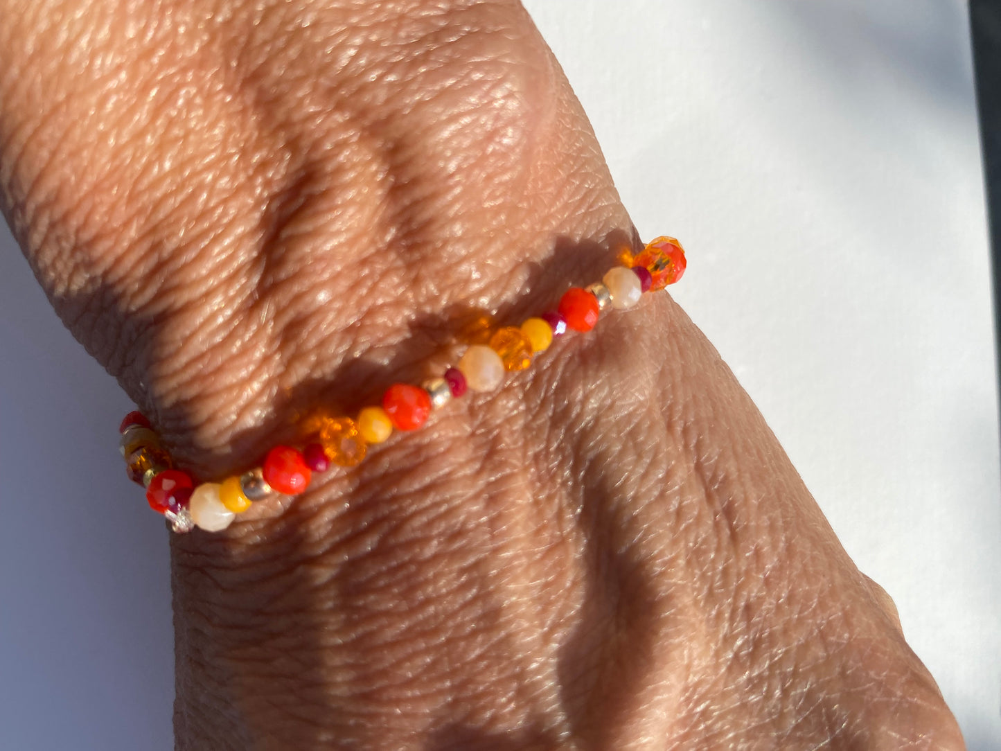 MOOD - funkelnde, elastische Armbänder handgefertigt verschiedene Farbvarianten