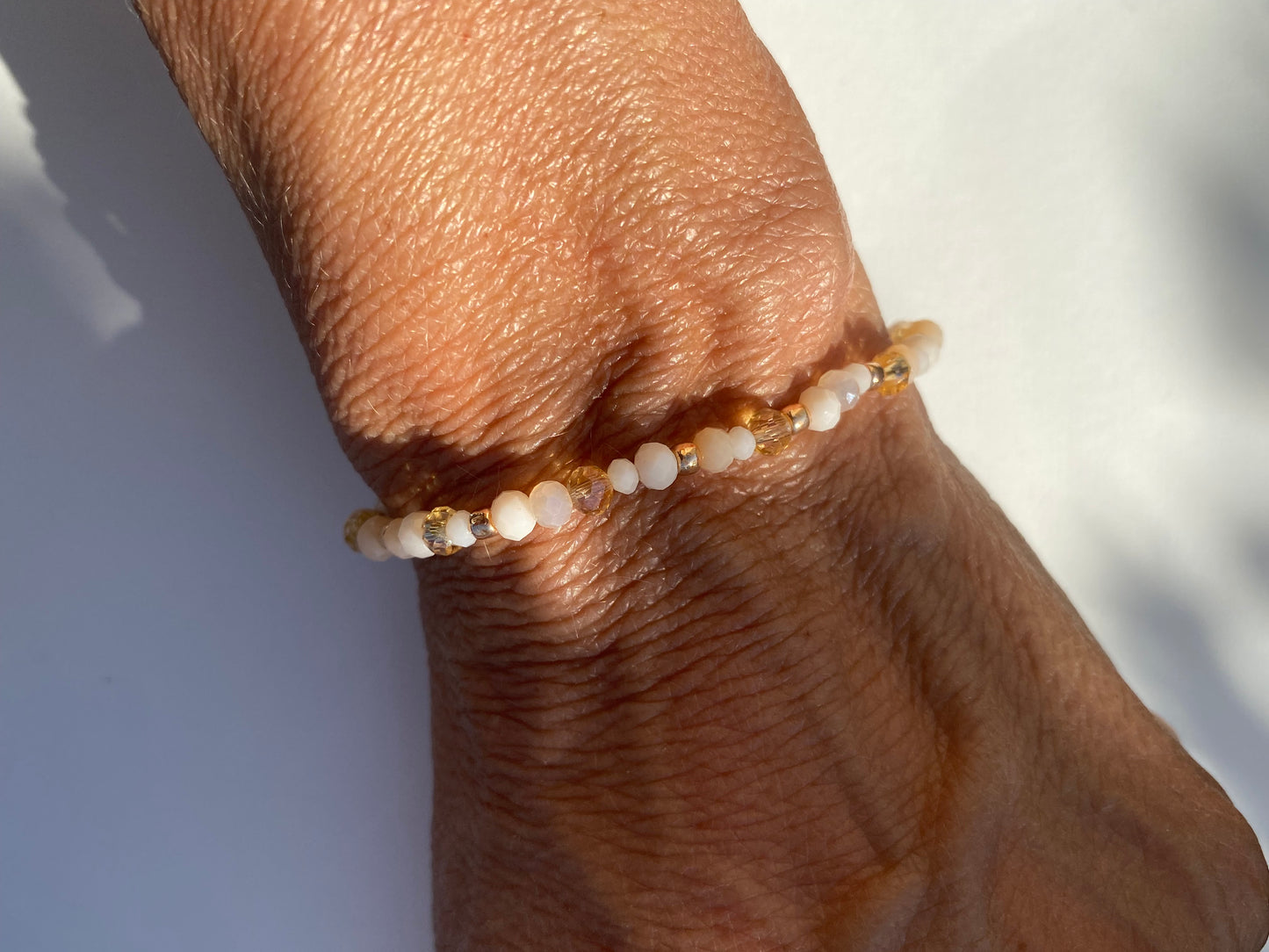MOOD - funkelnde, elastische Armbänder handgefertigt verschiedene Farbvarianten