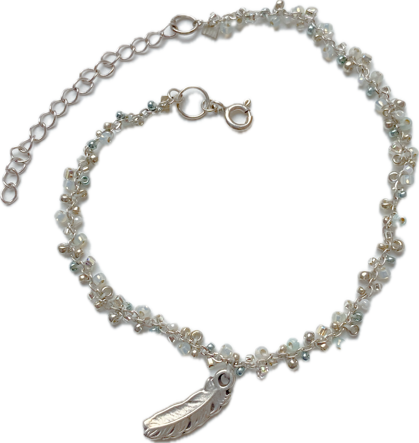 FEATHER - Silber Fusskettchen - Mein Shop