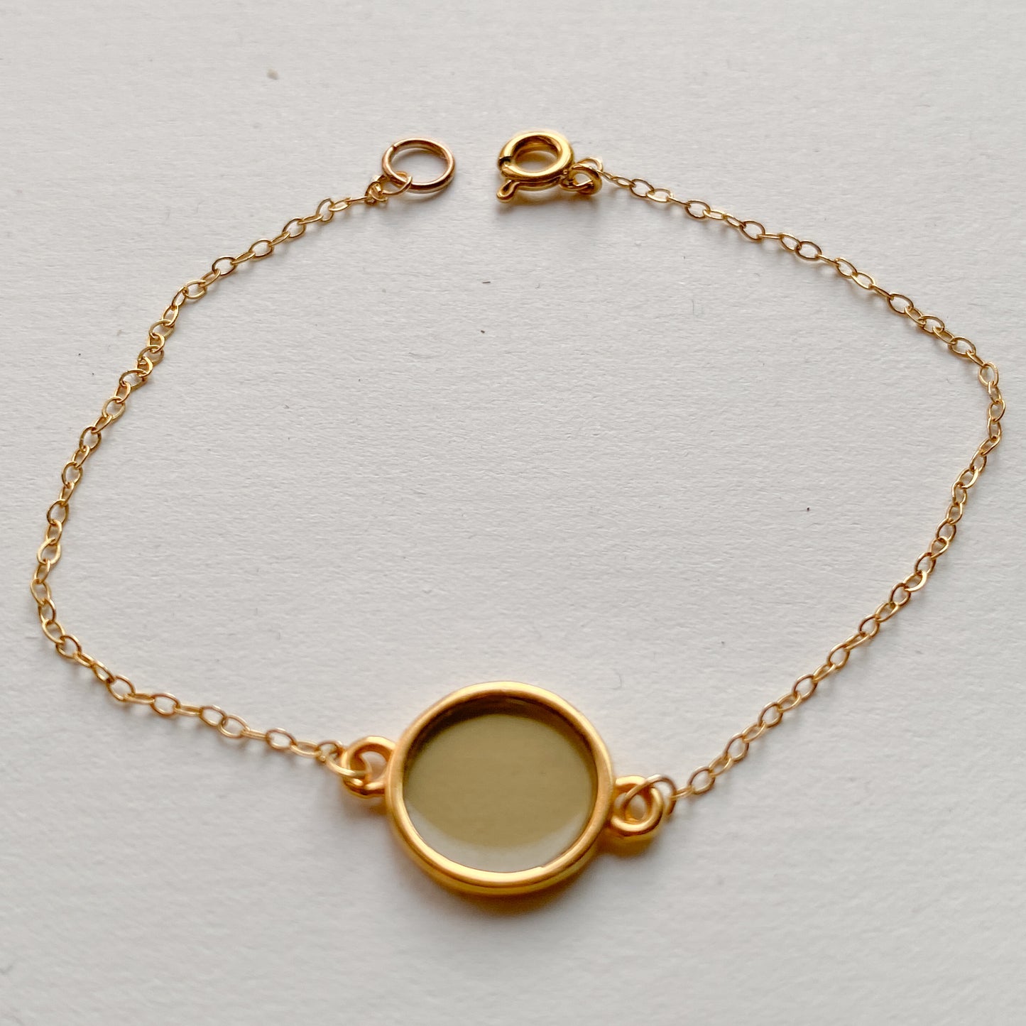LIEBLING - Goldarmband mit Eyecatcher zeitlos schön