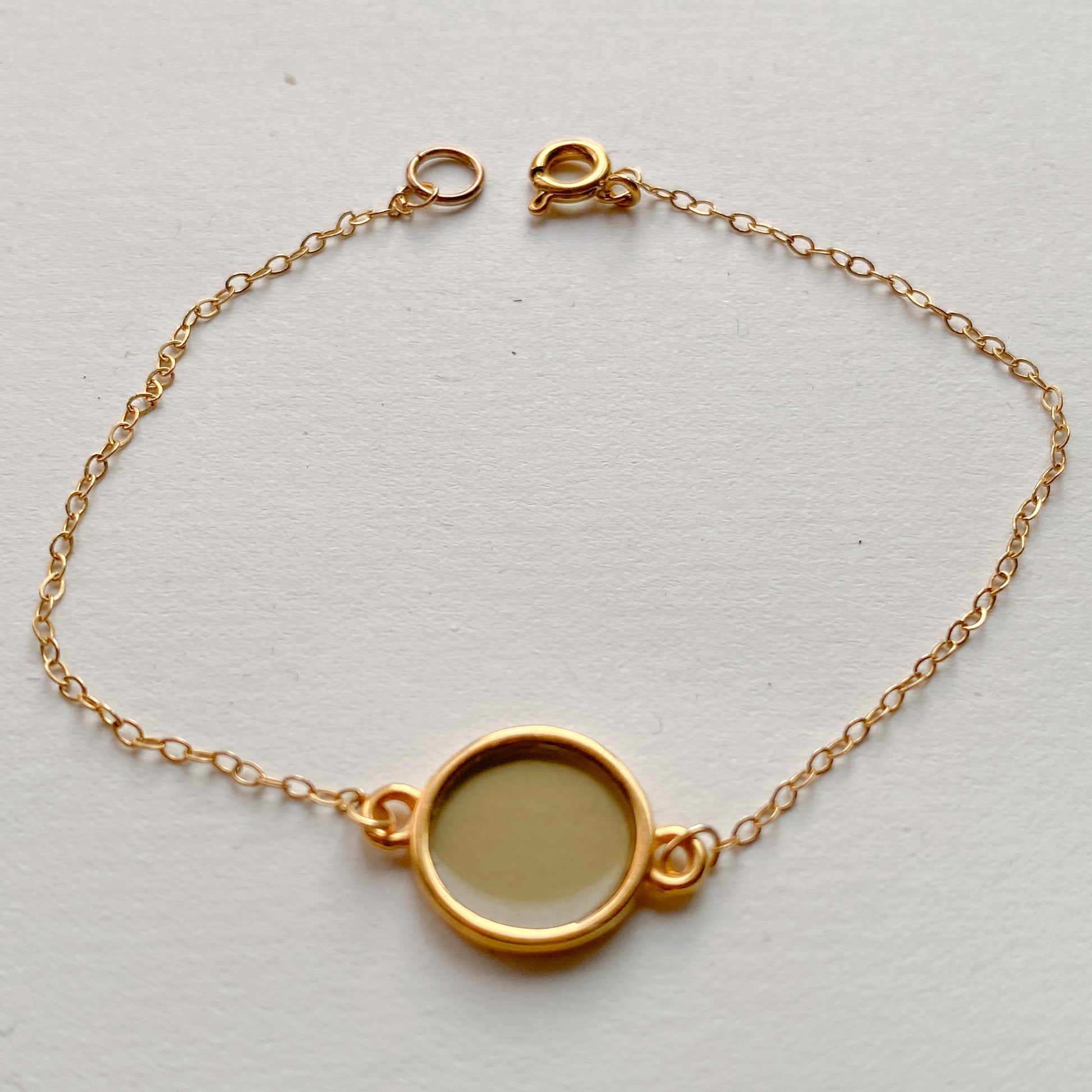 LIEBLING - Goldarmband mit Eyecatcher zeitlos schön