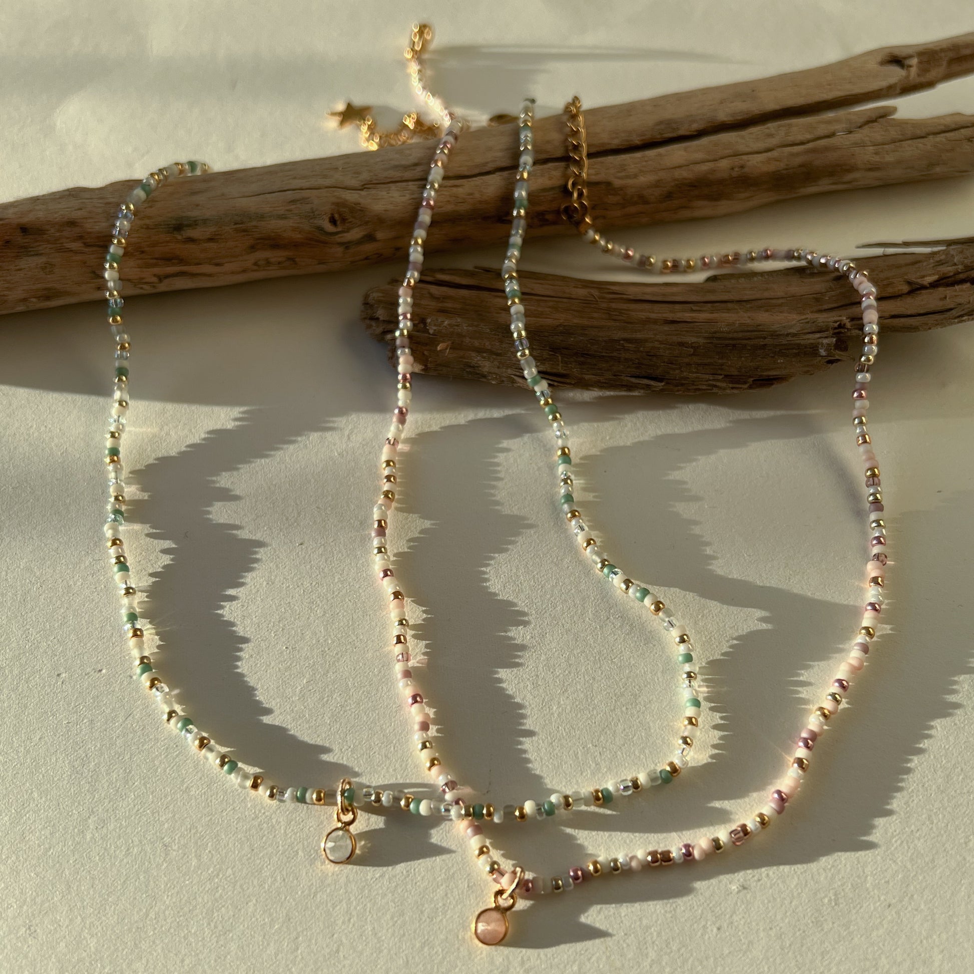 Bohokette Perlenkette handgemacht 1