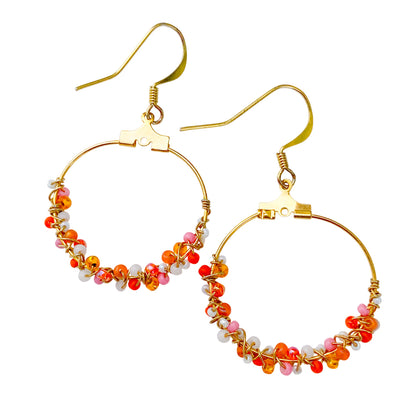 Handgemachte  - GOLD CREOLEN bohostyle