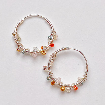 GOLDEN SUNRISE Silber Ohrringe - Mein Shop