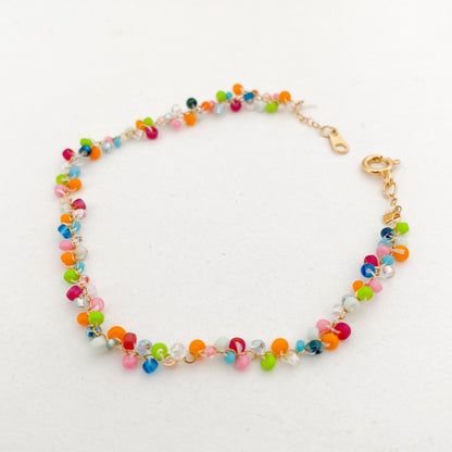 TAMI - buntes Gold Armband im Lilley-Design