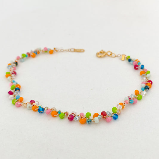 TAMI - buntes Gold Armband im Lilley-Design