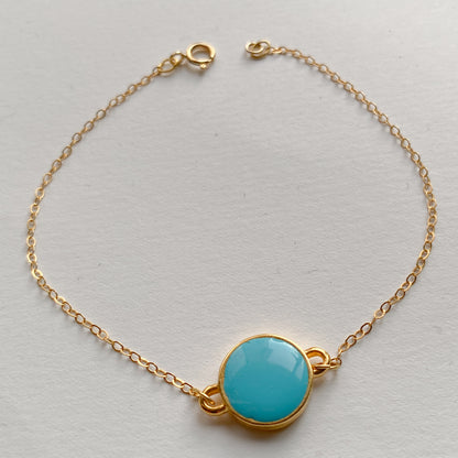 LIEBLING - Goldarmband mit Eyecatcher zeitlos schön