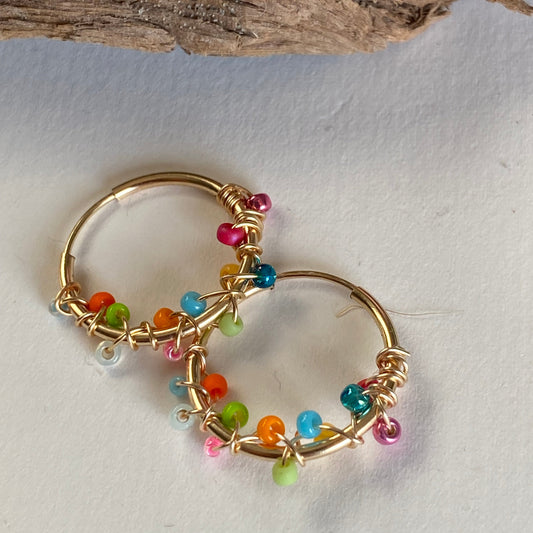 bunten Glasperlen -BEAUTIFUL COLOURS  Sabetti| Boho-Schmuck