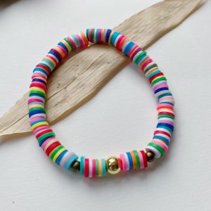 farbenfrohes elastisches Ibiza-Armband